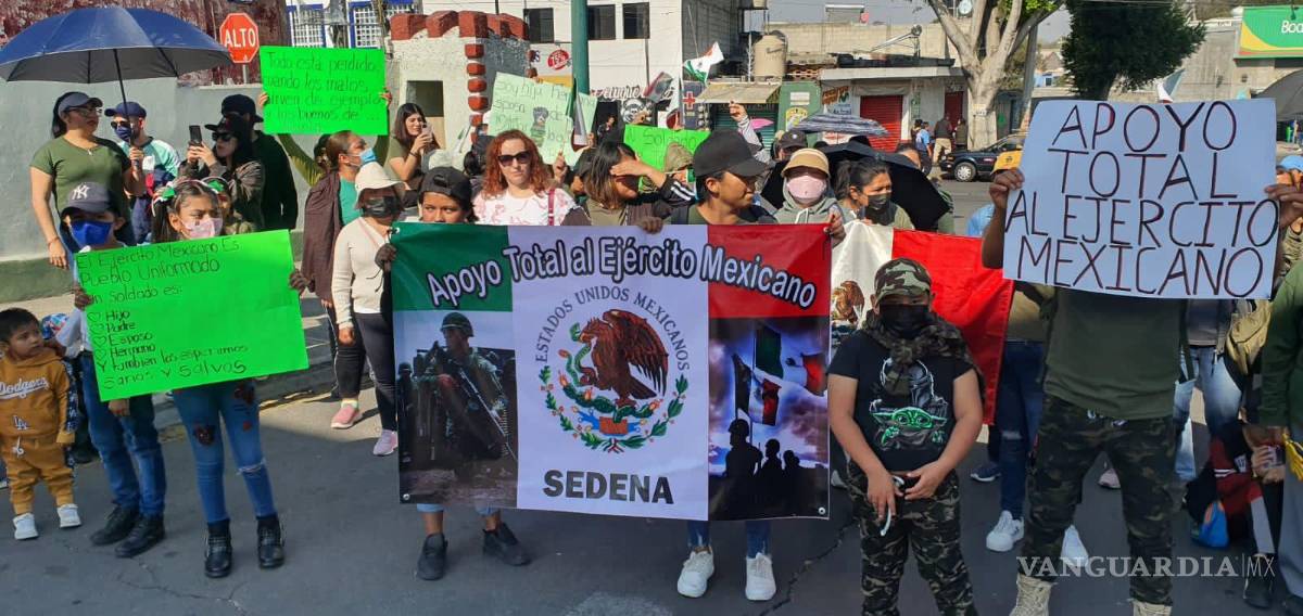 $!‘Cumplían con su deber’, marchan en varios estados en apoyo a soldados acusados de asesinato