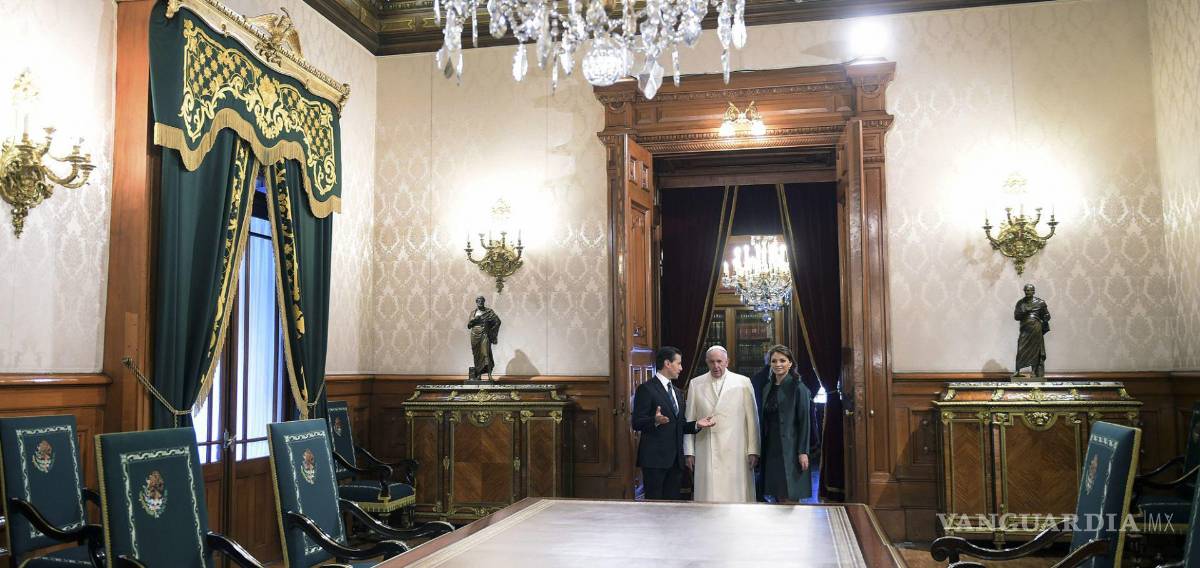 $!En el marco de la visita a México de S. S. el Papa Francisco, el Presidente Enrique Peña Nieto y el Sumo Pontífice sostuvieron una reunión privada.