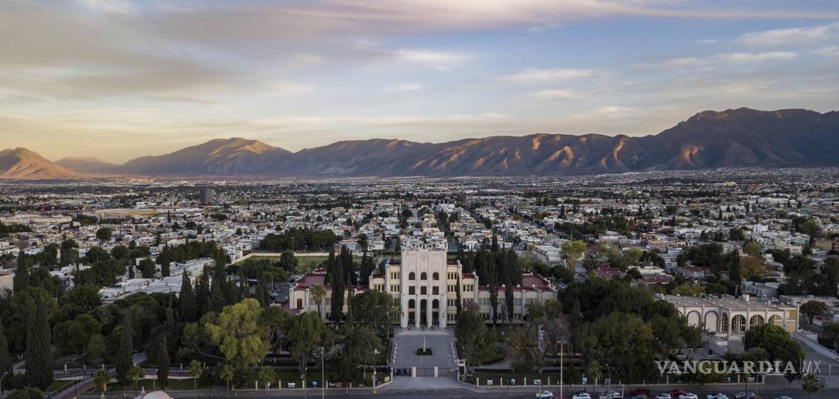 $!Saltillo, Coah. Mex. Panorámica del Ateneo Fuente, al norte de la ciudad.