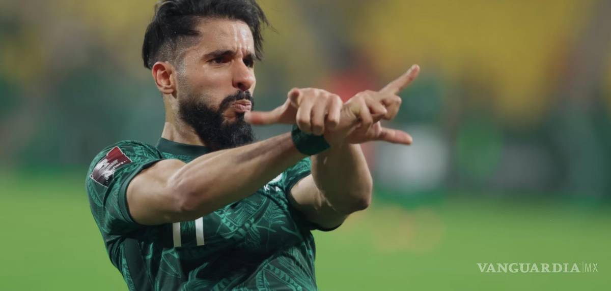$!Saleh Al-Shehri de la selección de Arabia Saudí.