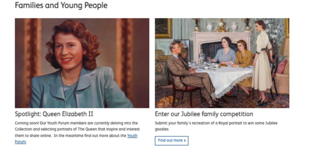 $!La National Portrait Gallery exhibirá parte de los más de mil retratos de Isabel II para conmemorar sus 70 años en el trono y su Jubileo de Platino.