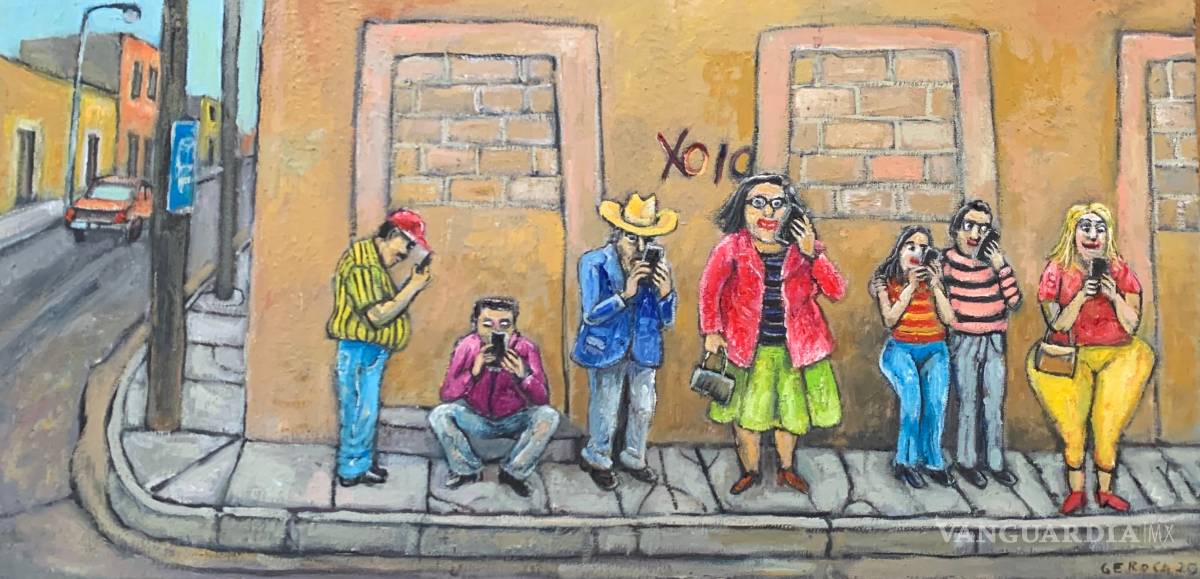 $!‘El perro que cuida la ciudad’; Geroca pinta al letargo saltillense