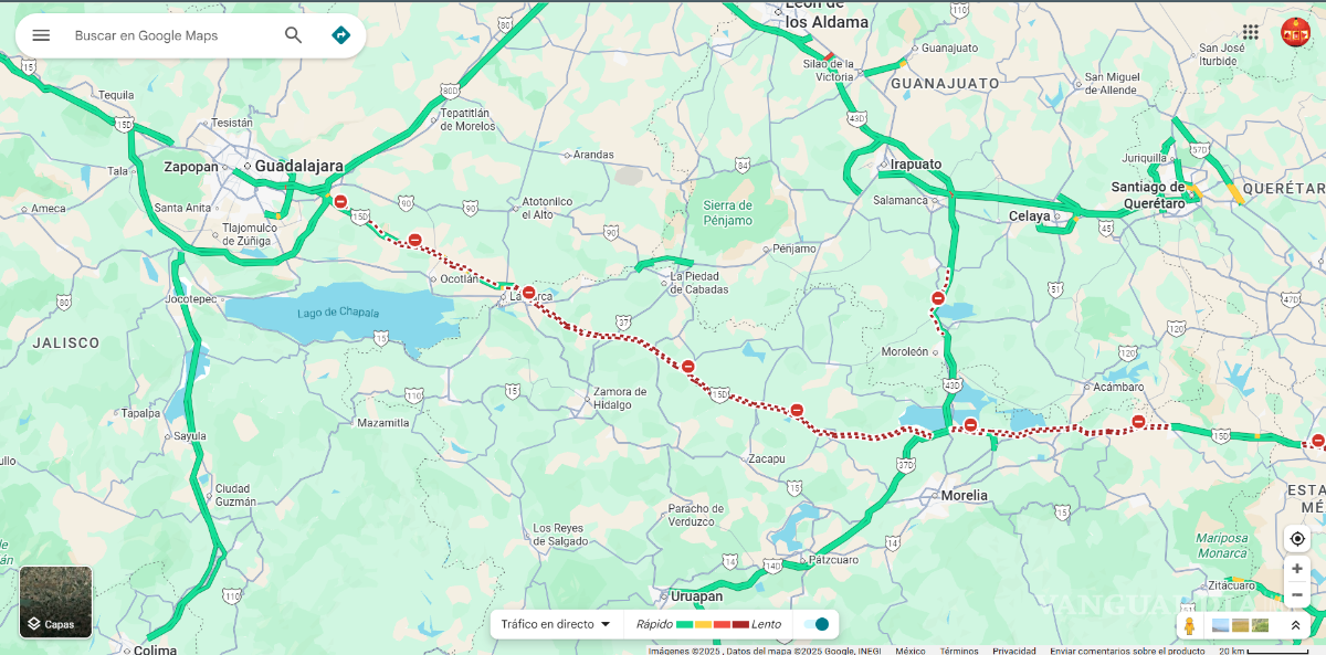 $!Paro Nacional de Transportistas: Así se ven los bloqueos carreteros en México