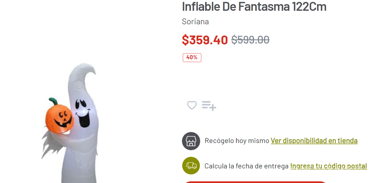 $!¡Todo para Halloween en Soriana! Disfraces, decoraciones y accesorios de Halloween al 40% de descuento