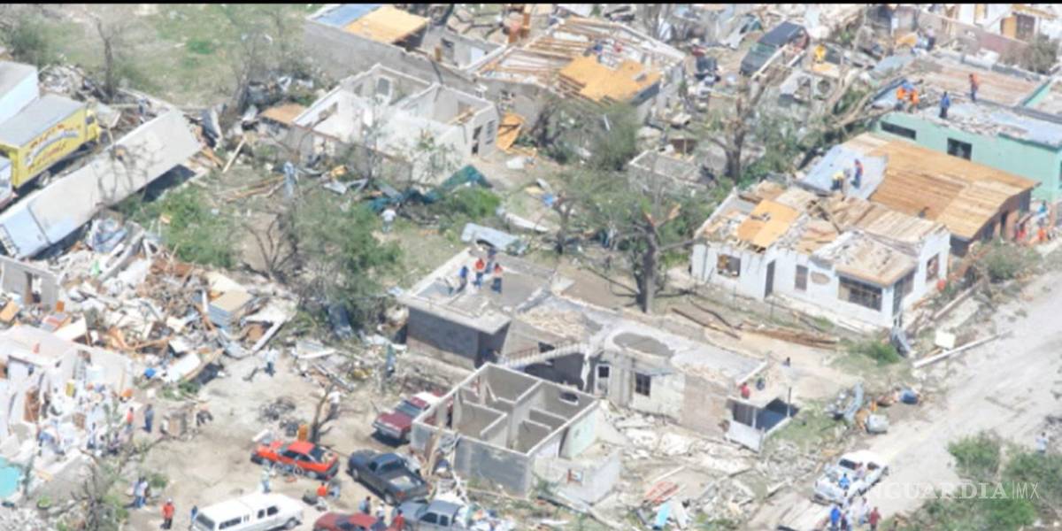 $!La estela de destrucción que quedó, nos da la dimensión de los daños.