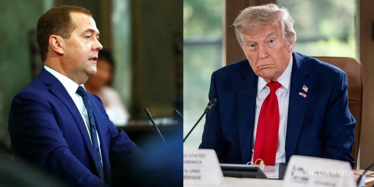 $!Donald Trump, ordenó desplegar dos submarinos nucleares ante lo que considera las “provocadoras declaraciones” del expresidente ruso Dmitri Medvédev.