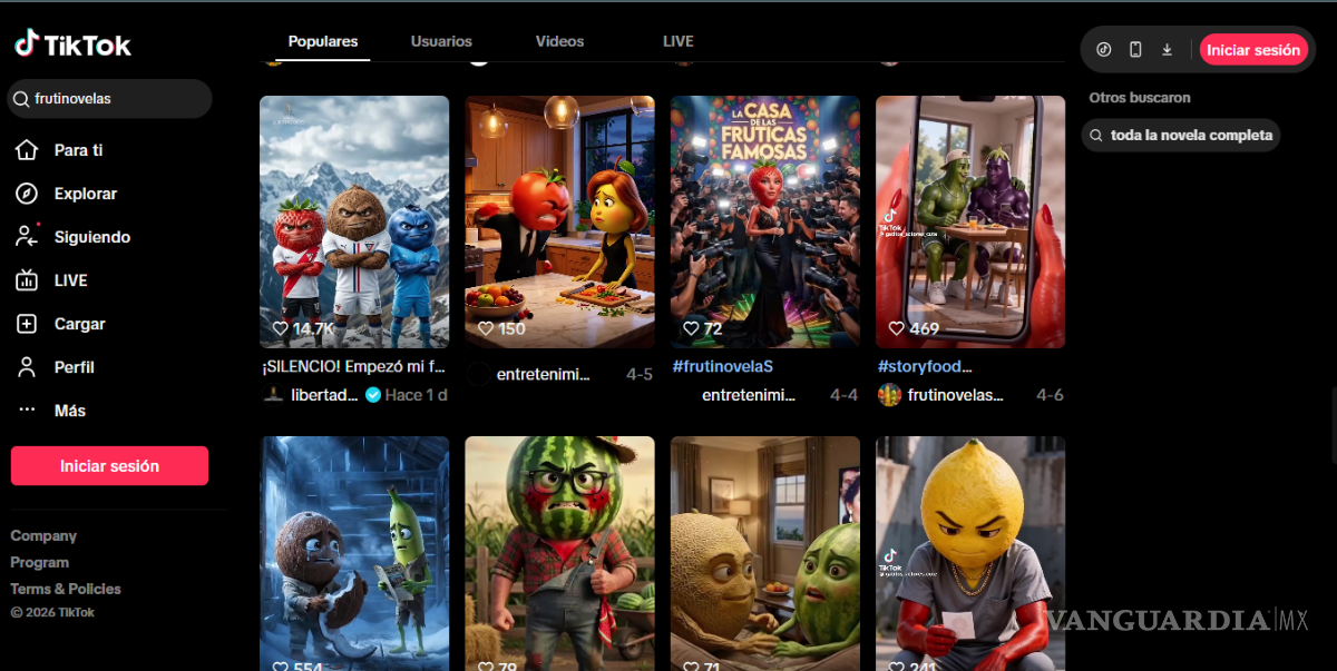 $!Frutinovelas en TikTok: la tendencia viral de frutas infieles creadas con inteligencia artificial