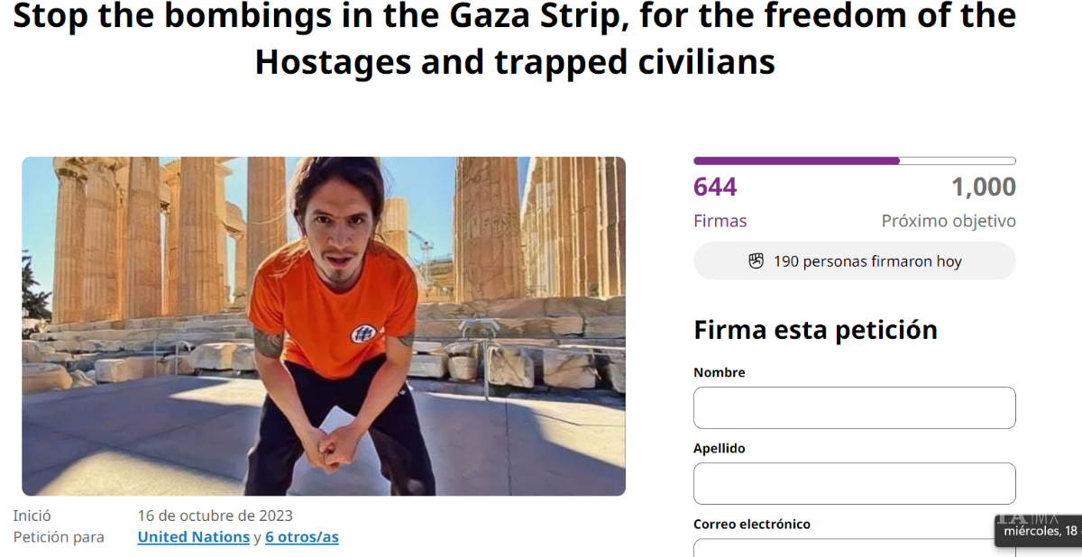 $!Exigen a Israel que cese al fuego para negociar libertad de Ilana y Orión