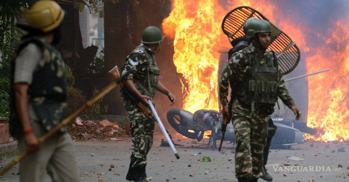 $!Al menos 36 muertos y 600 arrestos tras disturbios en India