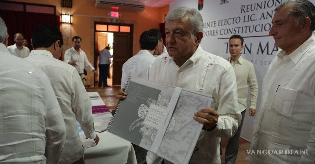 $!Tren Maya no afectará la ecología, asegura Andrés Manuel López Obrador