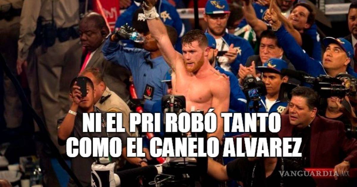 $!Los memes de la pelea del 'Canelo' Álvarez