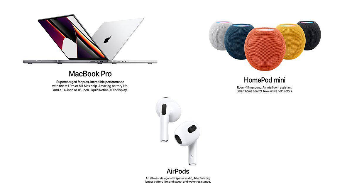 $!Así son la MacBook Pro y los AirPods de tercera generación que hoy presentó Apple