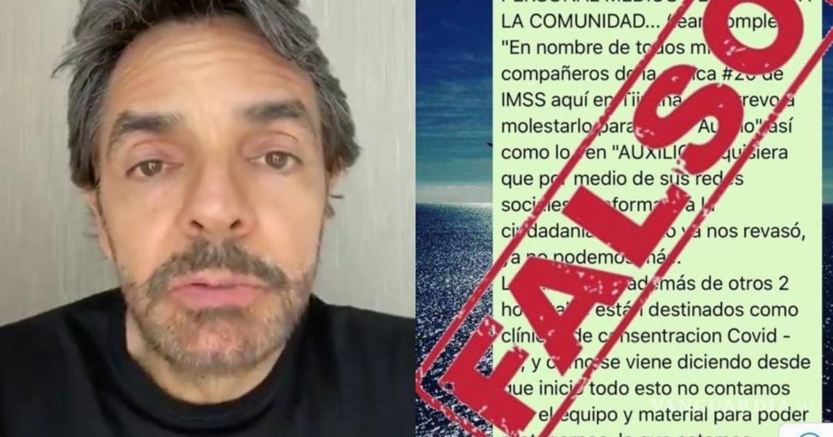 IMSS desmiente a Derbez por noticias falsas sobre clínica de Tijuana