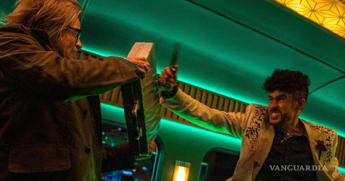 $!En la película “Tren Bala”, Bad Bunny protagonizó una pelea con Brad Pitt.