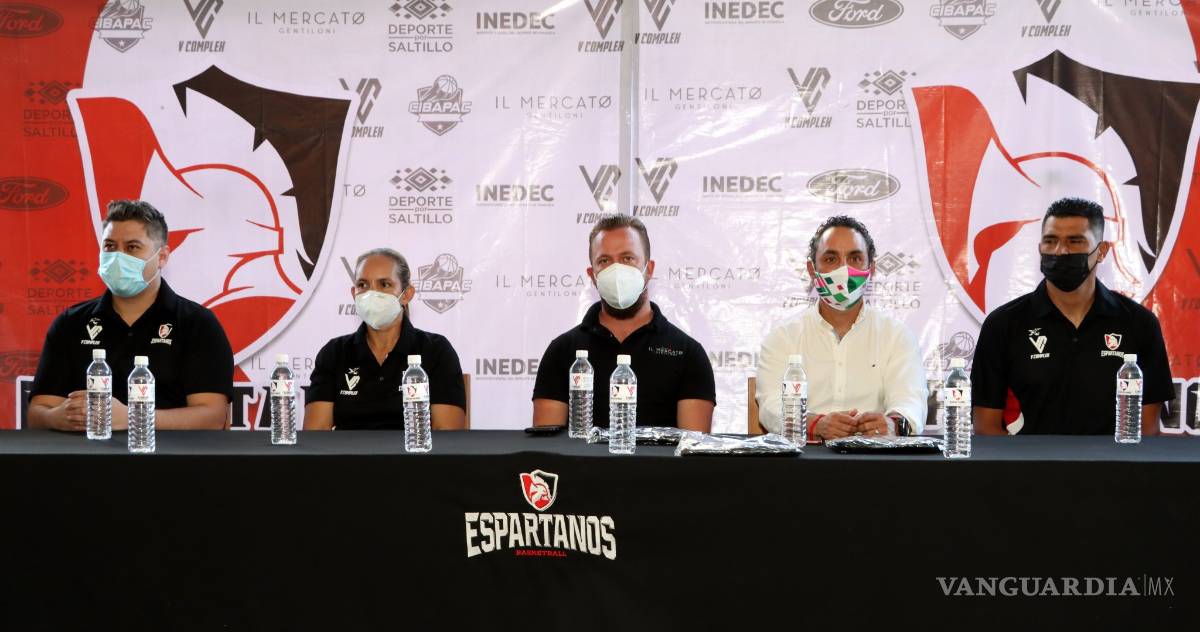 $!Presentan a los Espartanos, nuevo equipo saltillense profesional de basquetbol
