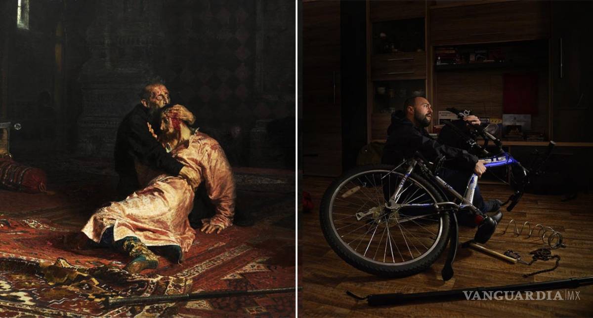 $!Coronavirus: Rusos recrean obras de arte en sus casas durante su cuarentena por el COVID-19