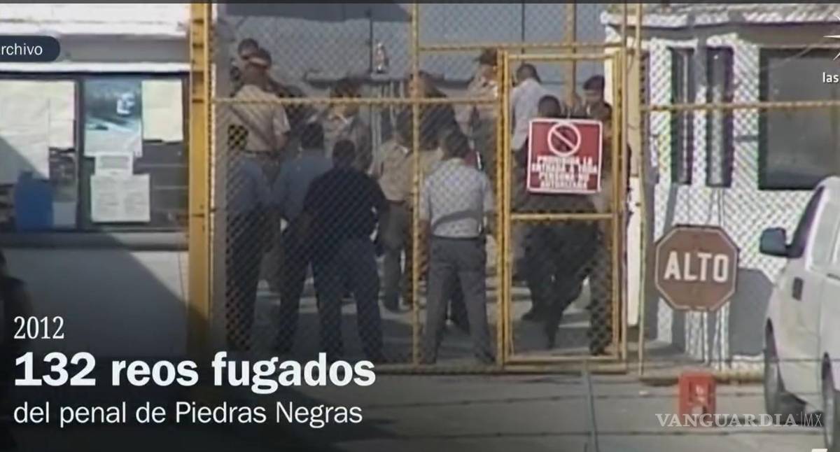$!En el análisis se recordó la fuga de 132 reos del penal de Piedras Negras en 2012.