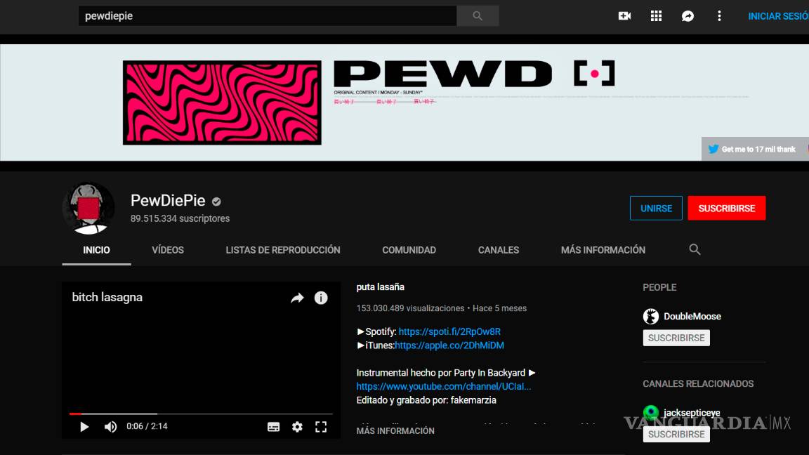 $!PewDiePie responde tras ser mencionado durante tiroteo en Nueva Zelanda