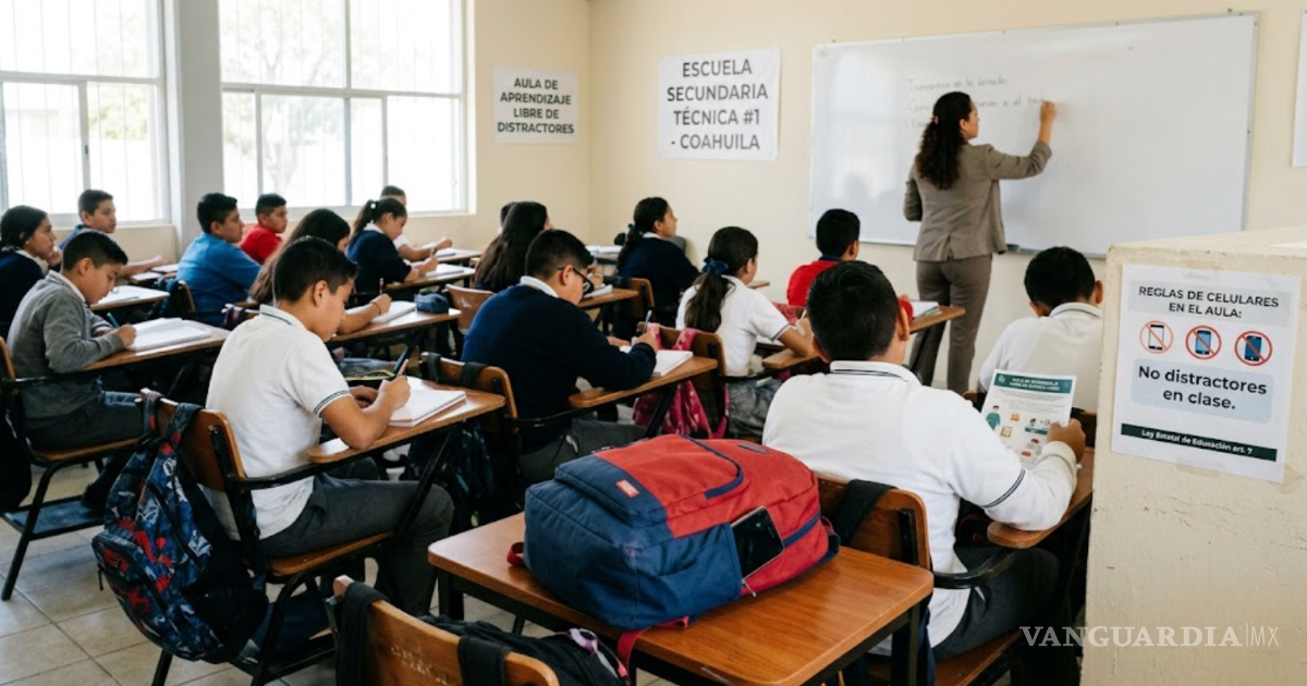 Coahuila ya regulaba uso de celulares en escuelas; nueva normativa federal endurecerá reglas