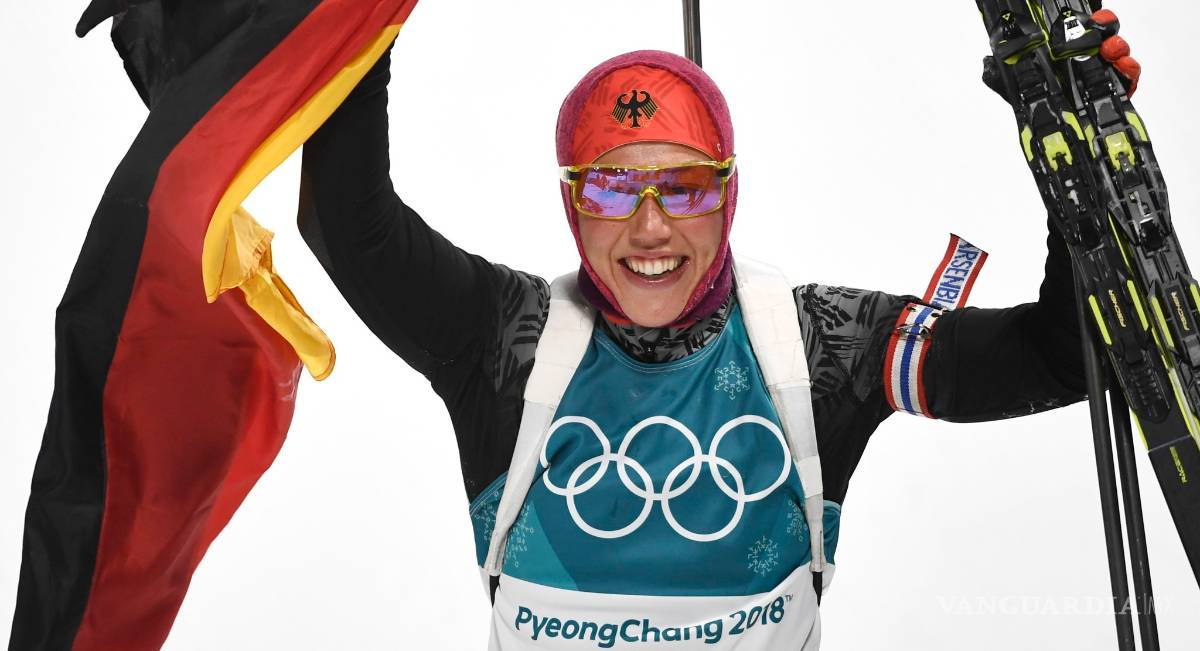 $!Laura Dahlmeier , dos oros en tres días en Pyeongchang