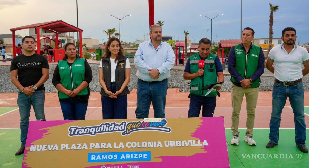 $!Tomás Gutiérrez destacó que la rehabilitación transformó un terreno sin iluminación en un espacio de convivencia para las familias.