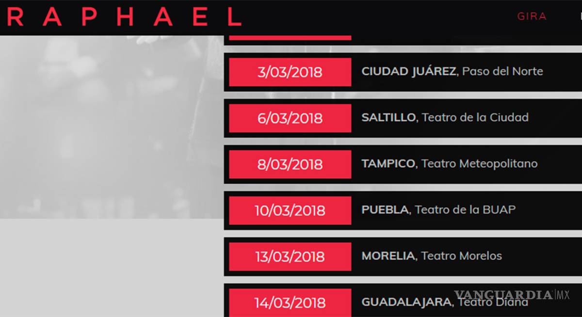 $!¡Raphael cantará para Saltillo!