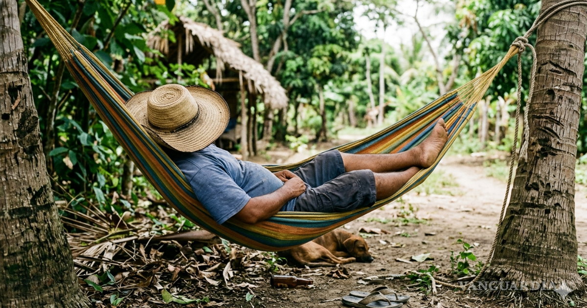 El hombre más güevón del mundo