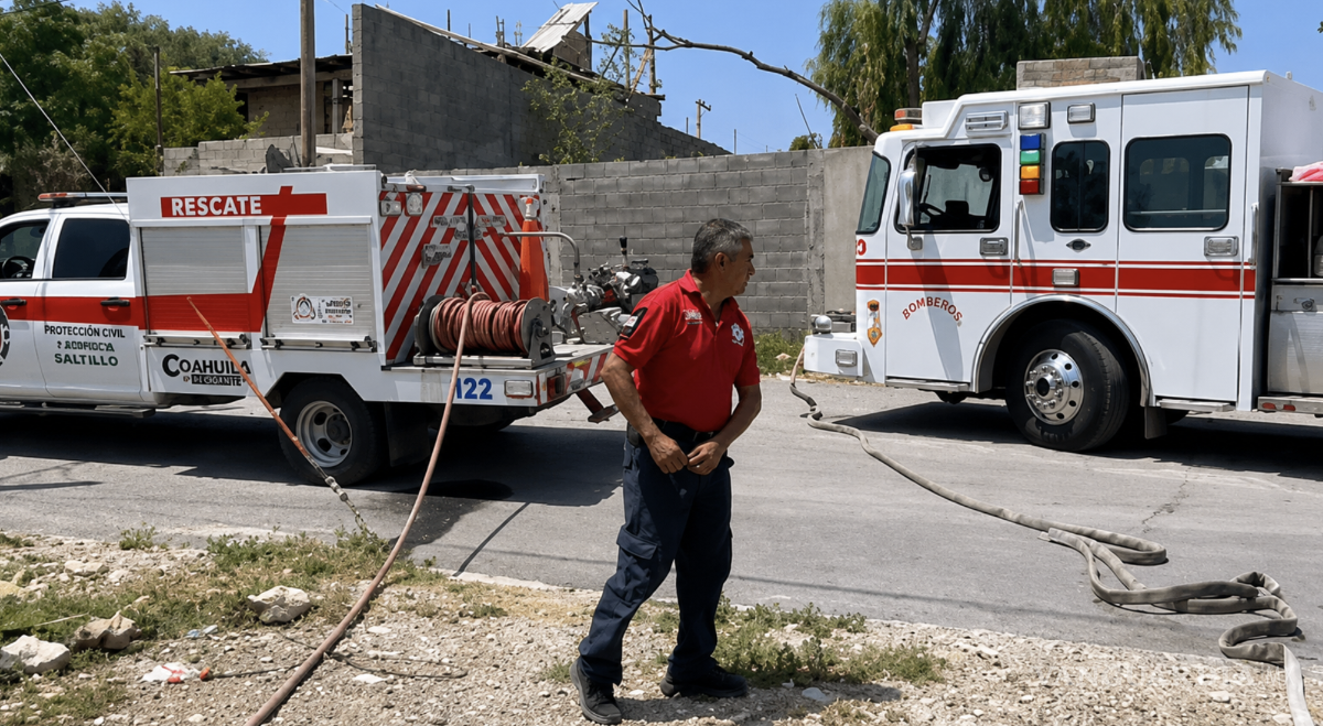 $!Elementos de Protección Civil y Bomberos trabajaron para controlar el incendio y evitar que se propagara a predios cercanos.