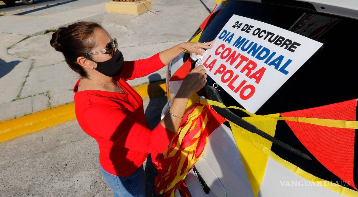$!Conmemoran Día Mundial Contra la Polio con caravana en Ramos Arizpe y Saltillo