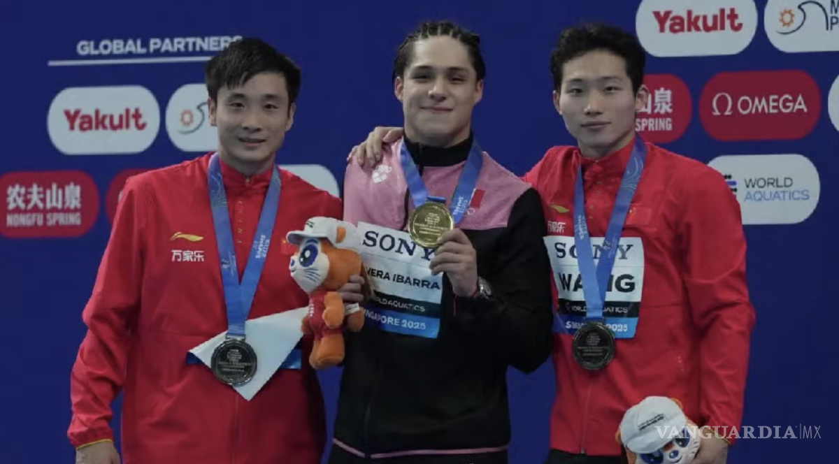 $!En una competencia reñida hasta el último salto, Osmar superó a los favoritos Yuan Cao y Zongyuan Wang, representantes de China.