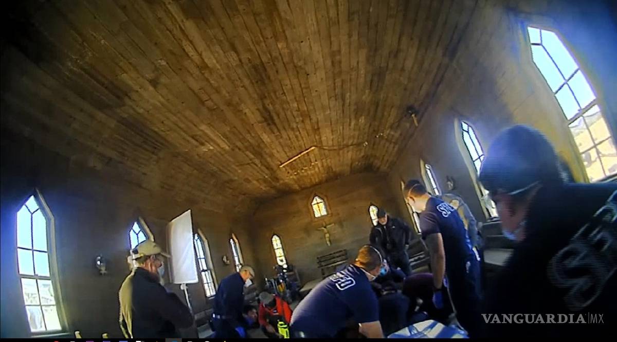 $!Imagen de un video publicado por la oficina del alguacil del condado de Santa Fe.