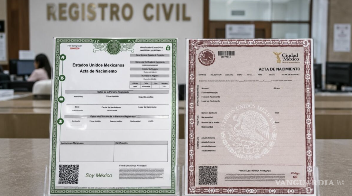 $!El acta de nacimiento es uno de los documentos más importantes para realizar trámites oficiales en México.