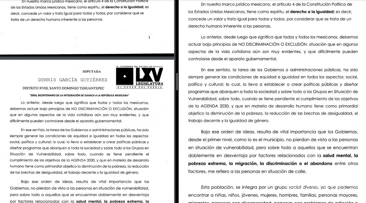 $!El diputado Antonio “Tony” Flores se enfrenta a acusaciones de plagio tras presentar iniciativas que coinciden notablemente con propuestas previas del Congreso de Oaxaca.