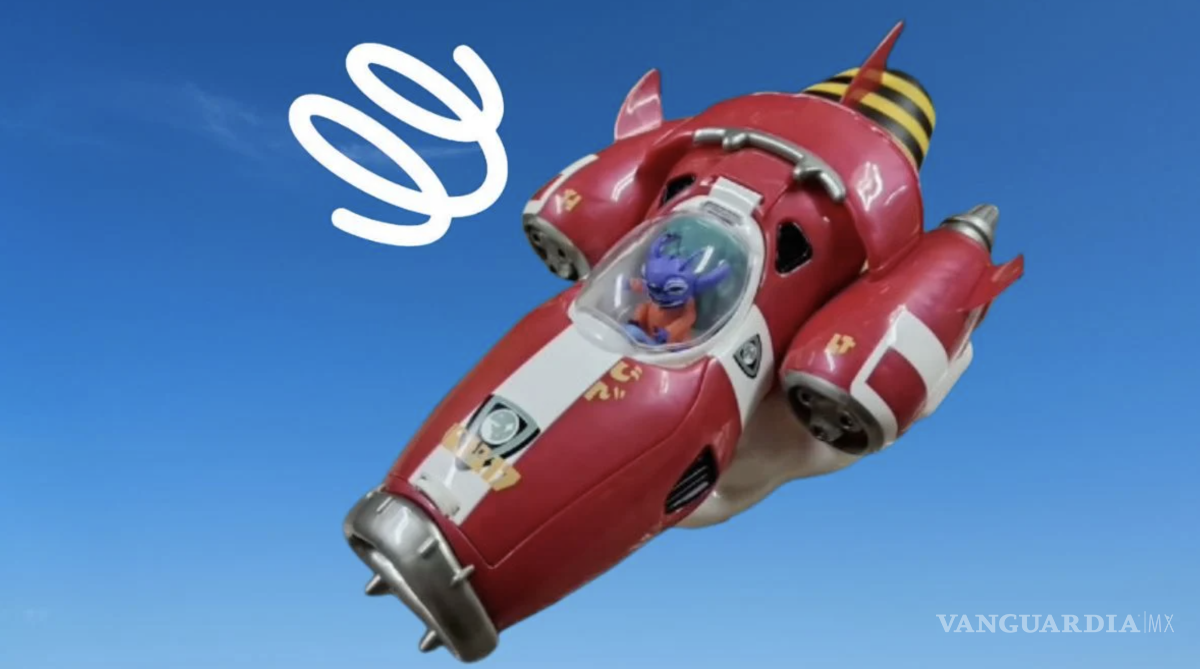 $!Cinemex presentó una palomera en forma de nave espacial roja, que estará disponible únicamente en combo con dos refrescos grandes.