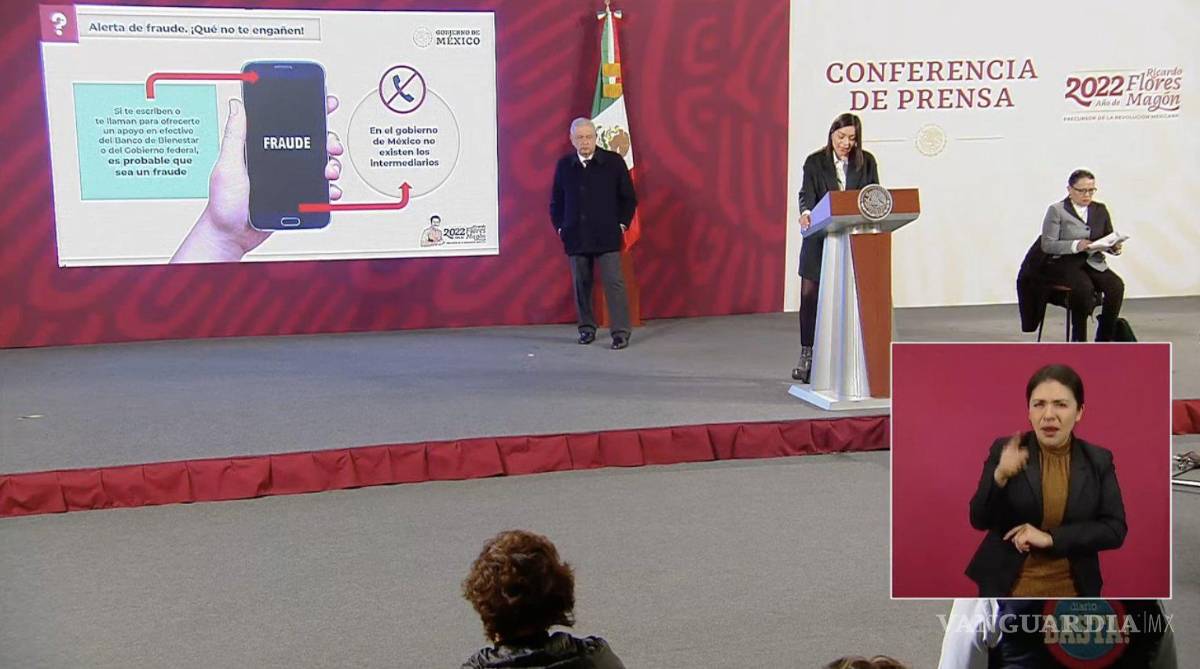 $!Ana Elizabeth García Vilchis advirtió sobre una nueva estafa en WhatsApp y Telegram. Ofrecen ayuda para trámites de programas del Bienestar