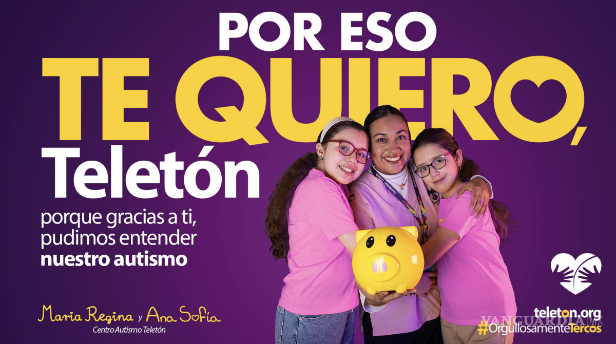 $!María Regina y Ana Sofía forman parte de la campaña “Por eso te quiero, Teletón”, difundida rumbo a la edición 2026.