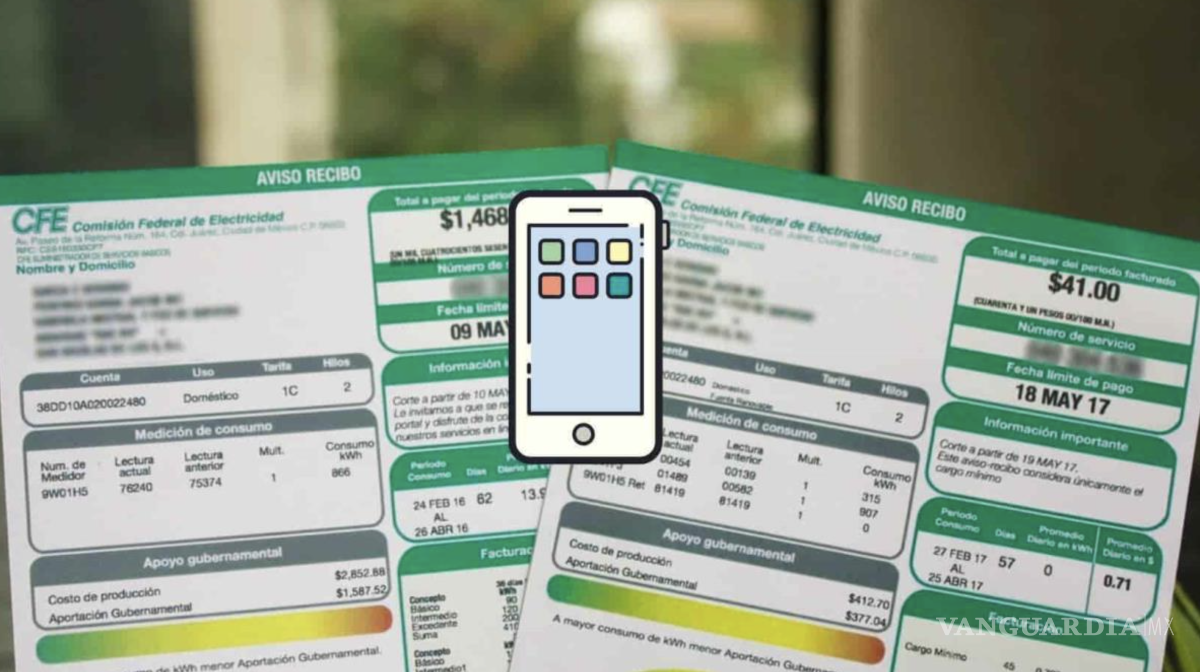 $!CFE: Descarga tu recibo de luz desde el celular fácil y rápido