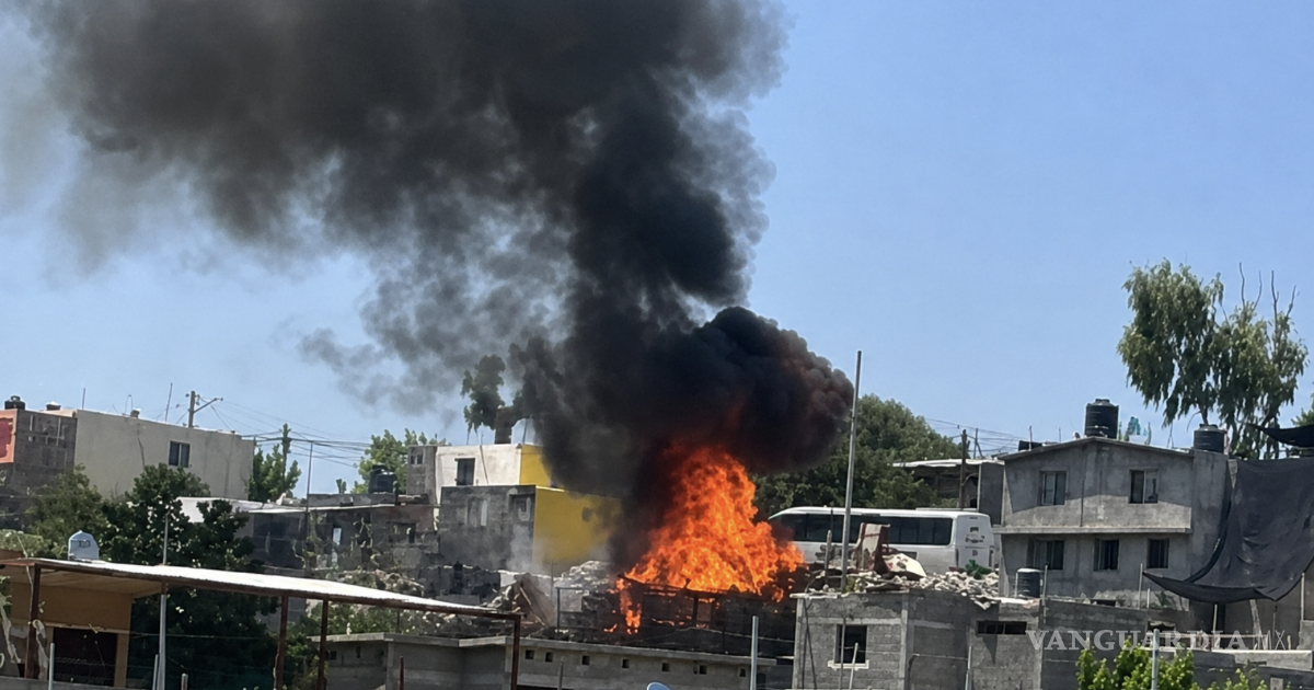 Hombre sufre quemaduras; acusa que incendiaron su vivienda en Ramos Arizpe