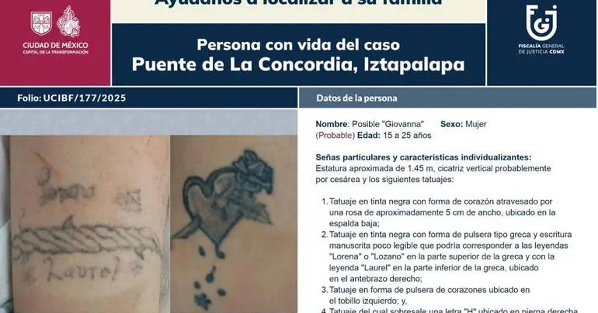 Una joven en estado crítico y un hombre fallecido, víctimas sin reconocer en CDMX