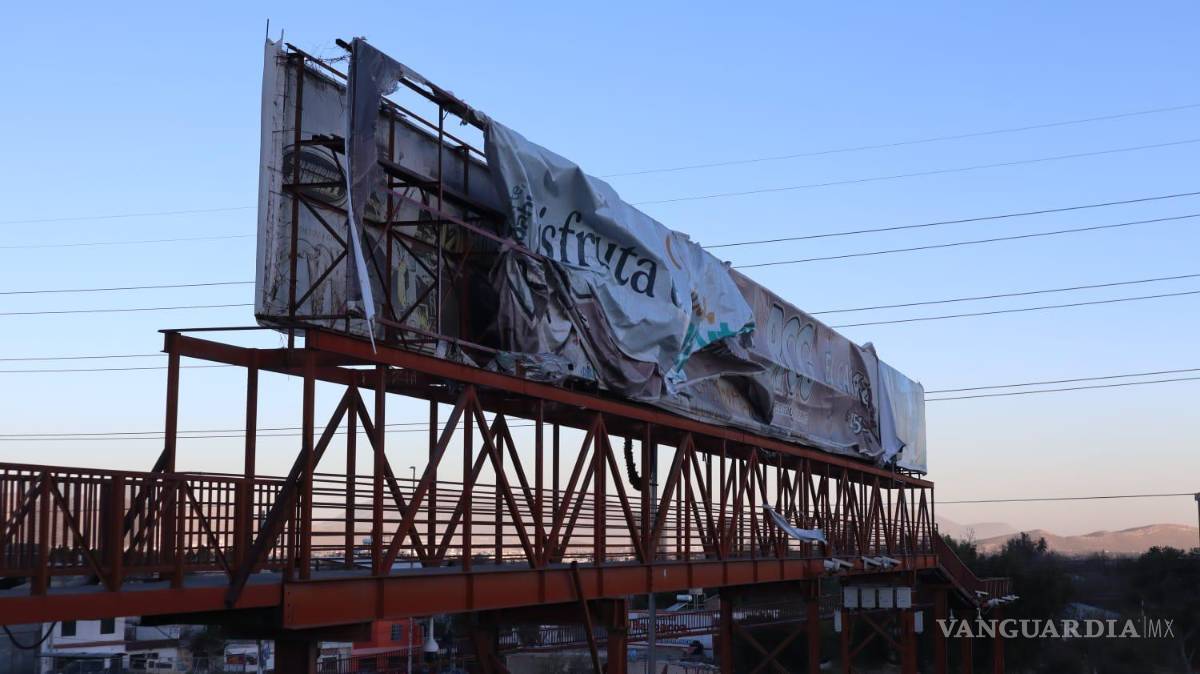 $!Algunos espectaculares han sufrido daños.