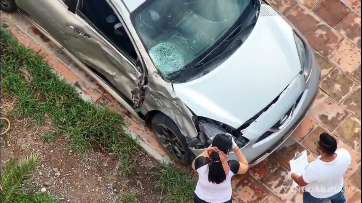 $!El auto fue captado por las cámaras del C4 en los momentos en que Silvia Sarahí lo escondía en un lugar de la colonia La Ciudadela.