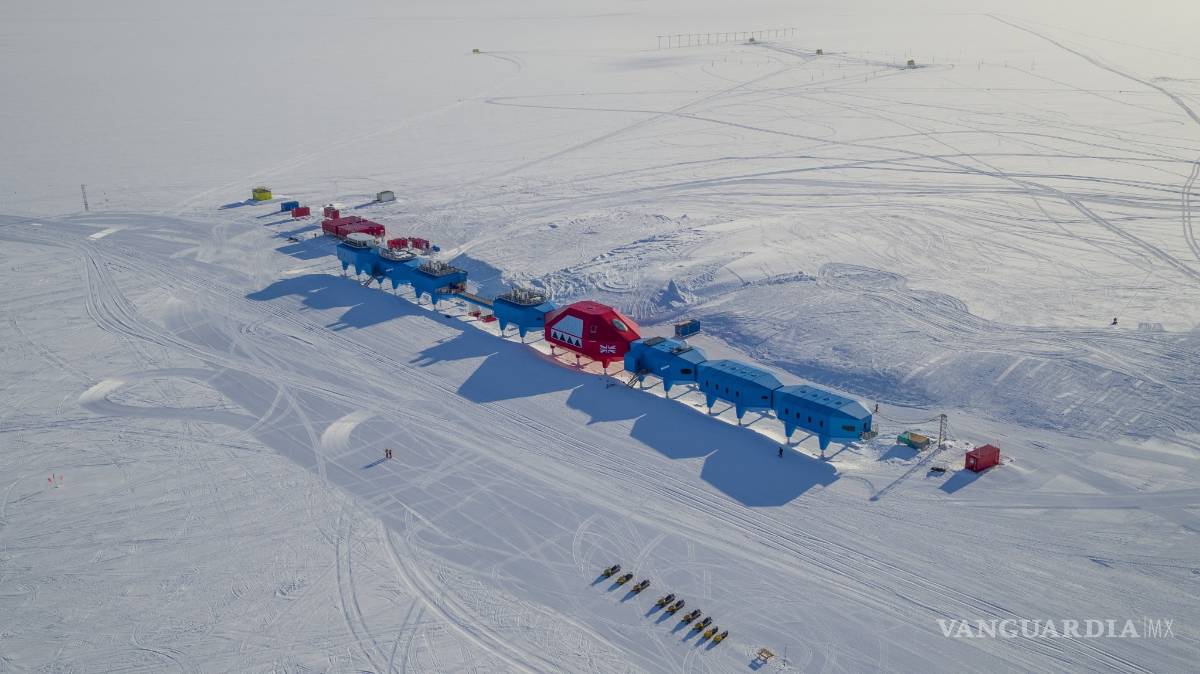 $!Halley VI, una estación científica británica que recopila mediciones del clima, el ozono y la temperatura en el espacio