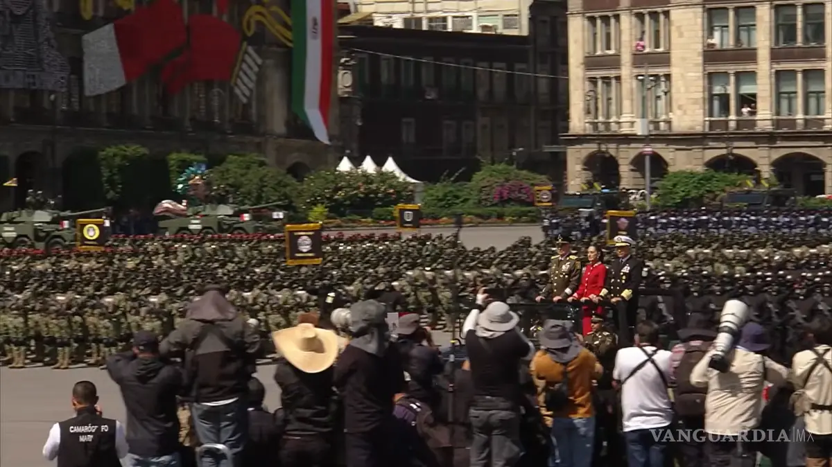 $!“México no será nunca colonia ni protectorado de nadie”: Sheinbaum durante el Desfile Militar 2026