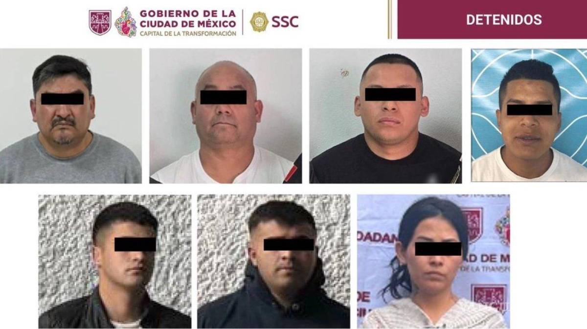 $!Detienen a siete presuntos integrantes de célula ligada al ataque en el bar Alma de CDMX en 2025