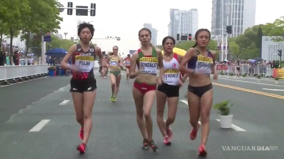 $!¡México de Oro! marchista se lleva el primer lugar en Mundial de Caminata