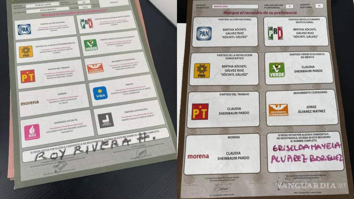 $!Representantes de organizaciones civiles votan simbólicamente por quienes no pueden hacerlo, exigiendo justicia para las víctimas de desaparición forzada.