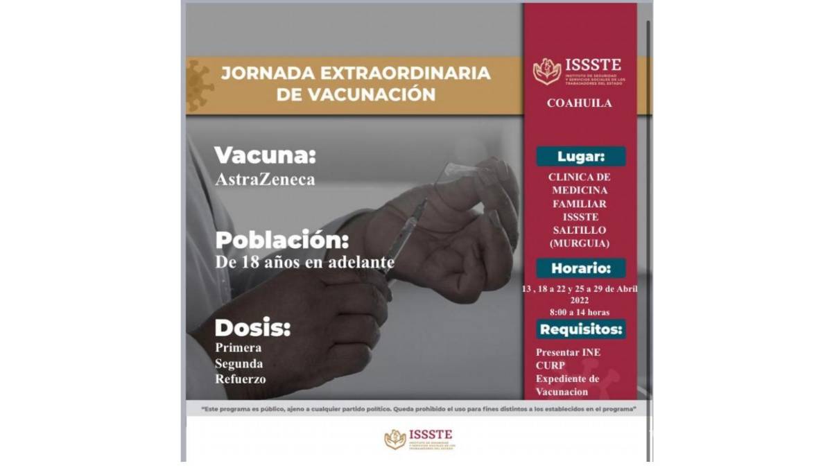 $!En todas las células de vacunación se estarán aplicando primeras y segundas dosis, además de refuerzos contra el COVID-19.