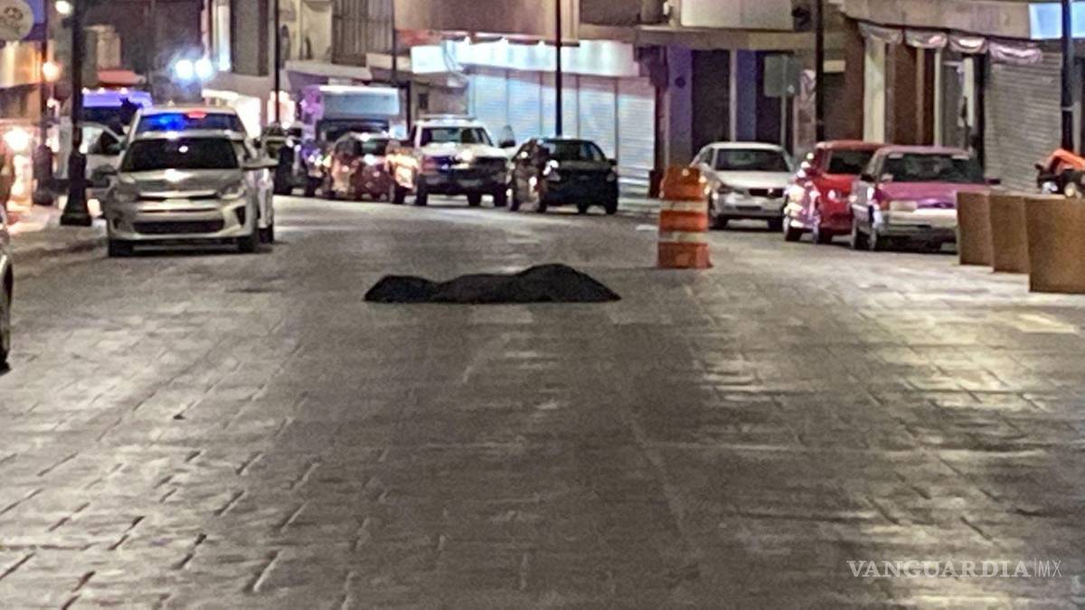 Hombre muere tras ser atropellado en Zona Centro de Saltillo