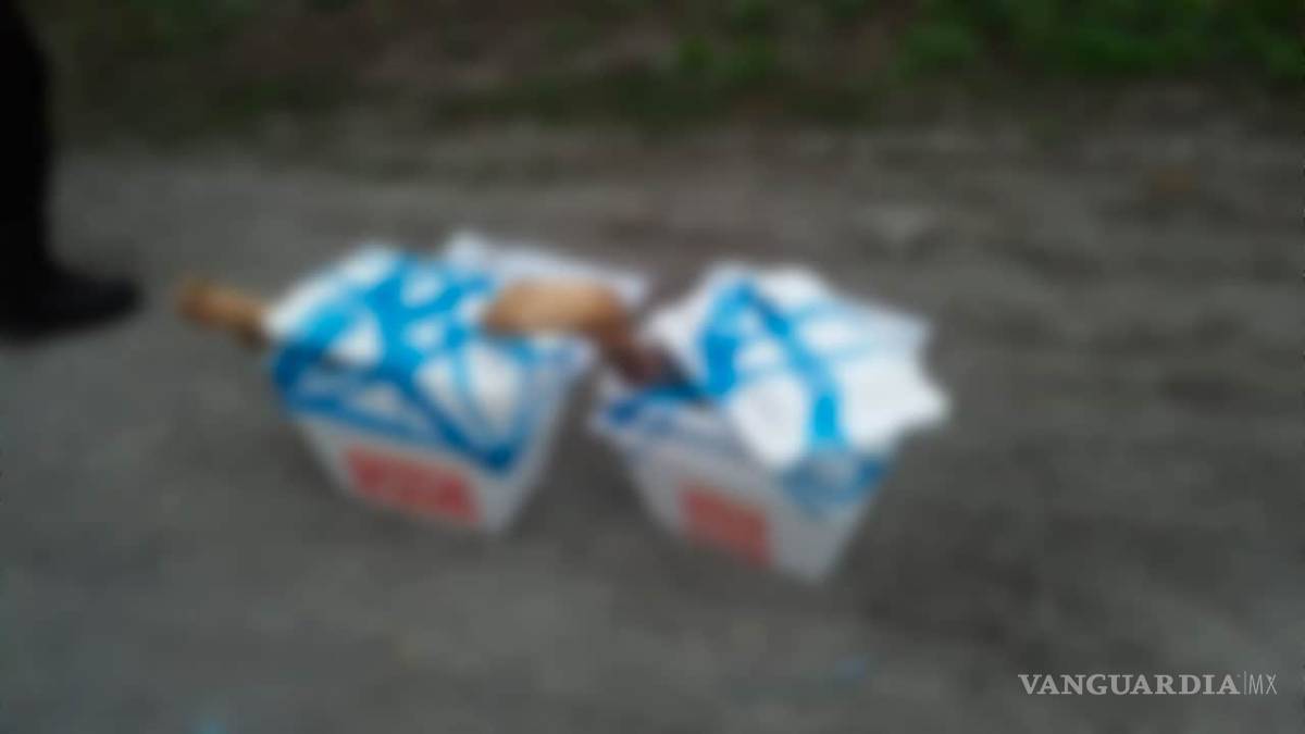 $!De nueva cuenta, dejan restos humanos en hieleras y narcomensajes cerca del penal de Apodaca