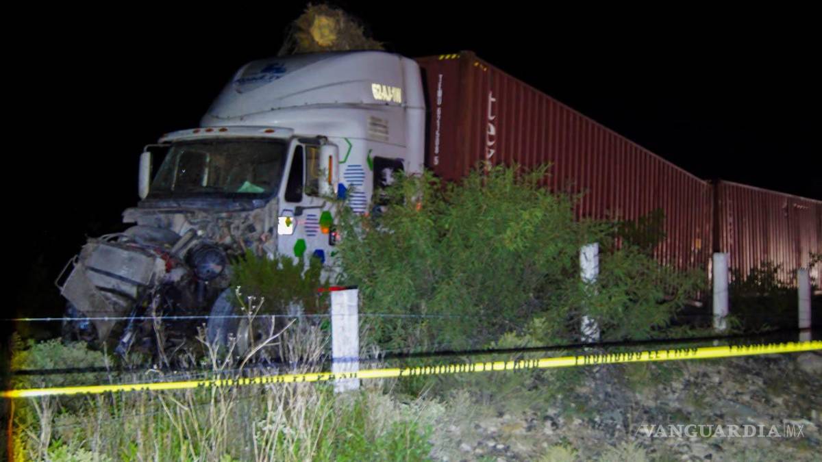 $!La pesada unidad derribó una cerca perimetral y una palmera antes de quedar detenida a un costado de la carretera.